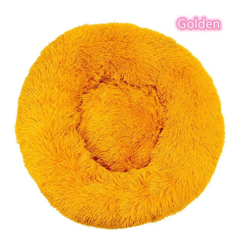 Super Soft Pet Bed Plush Full Size Washable Calm Bed Donut Bed Comfortable Sleeping for cat or dog