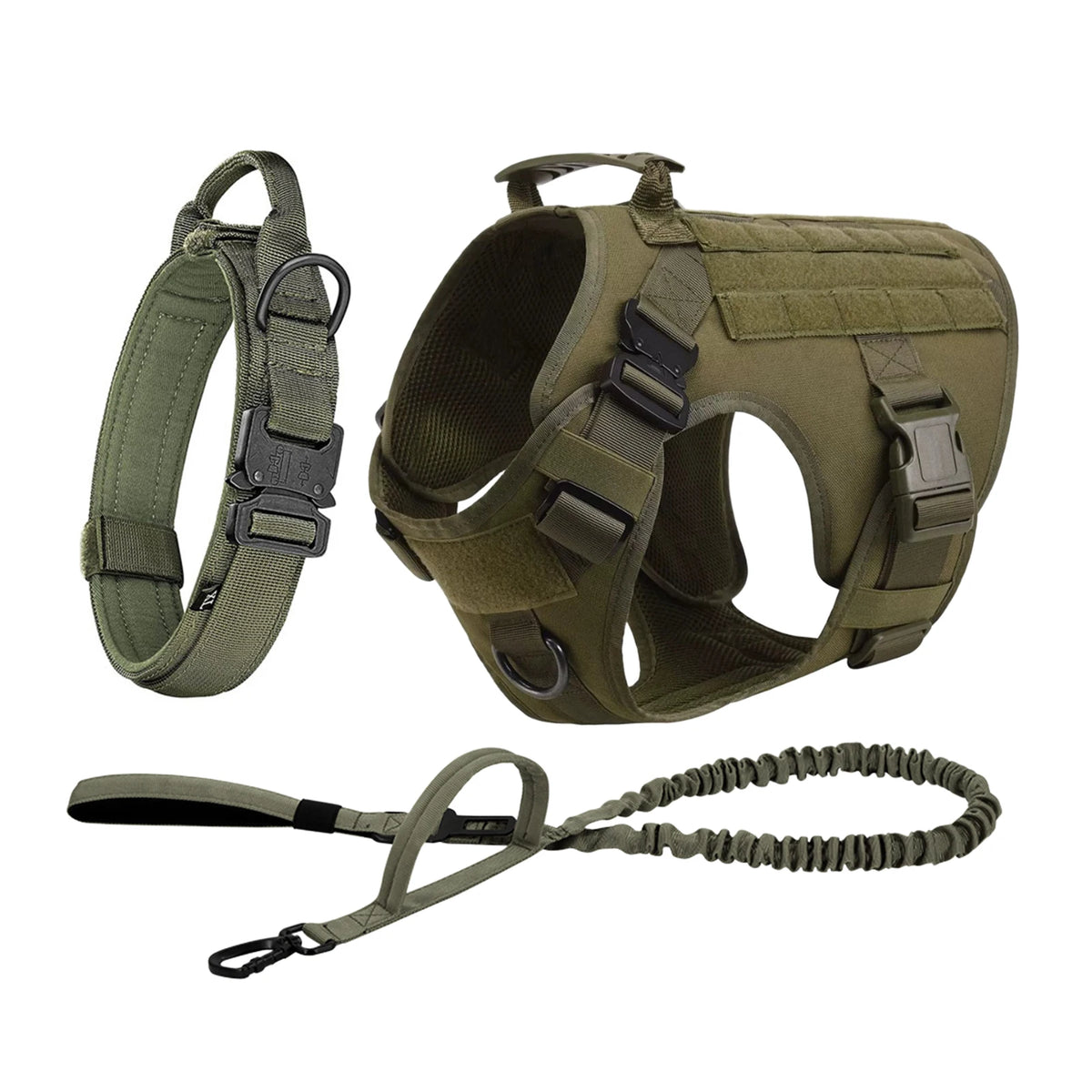 Support Harness Set — Comfortable Training Vest with Leash and Collar for Confident, Balanced Adventures.