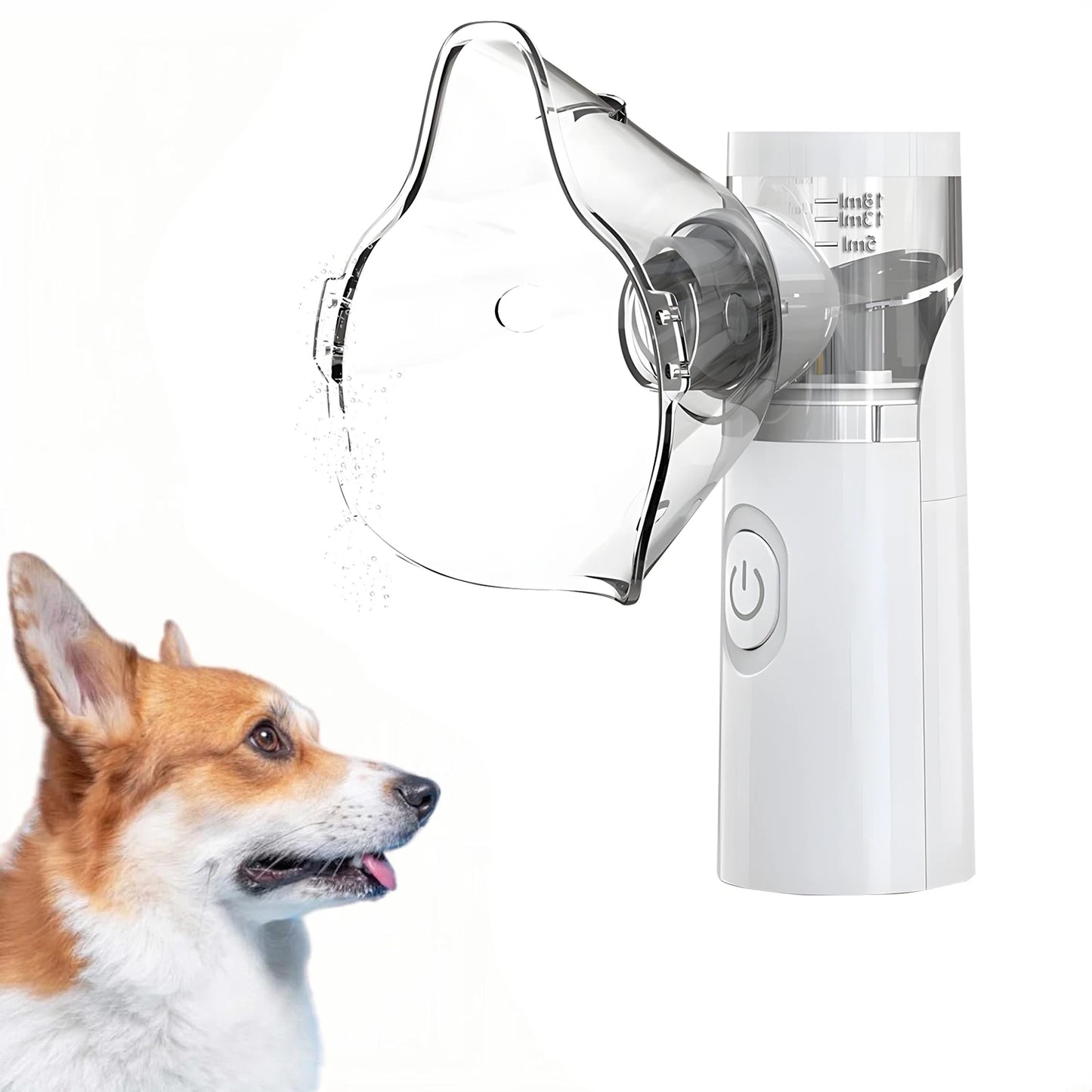 Pet Portable Nebulizer Machine Medical Atomizer Nebulizer Inhalator for Animal Silent Inhaler
