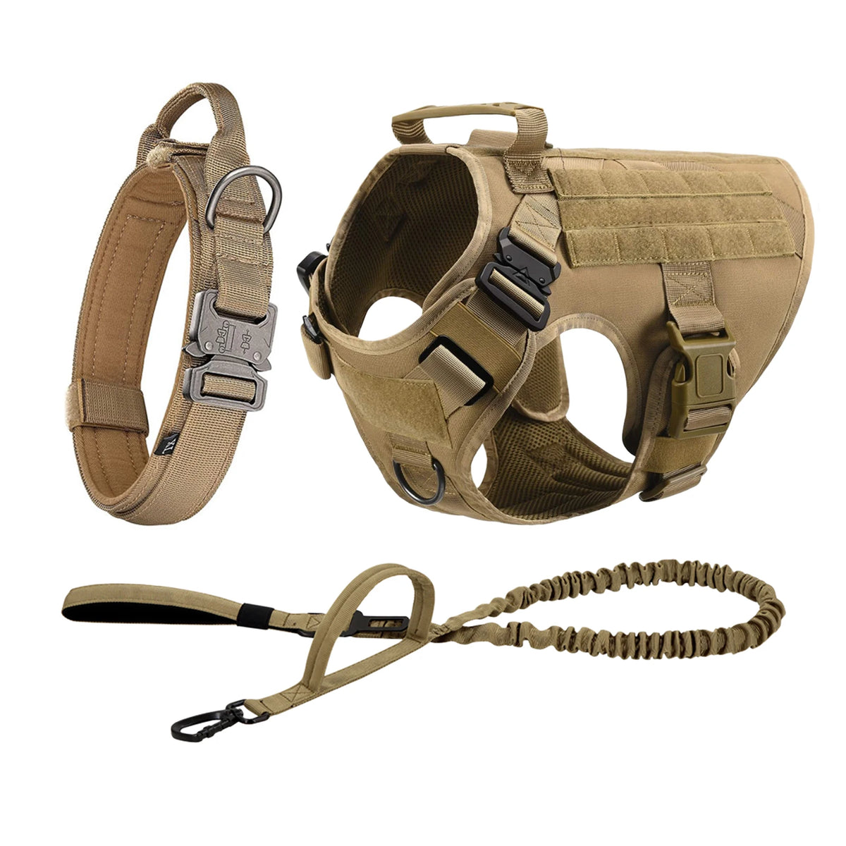 Support Harness Set — Comfortable Training Vest with Leash and Collar for Confident, Balanced Adventures.