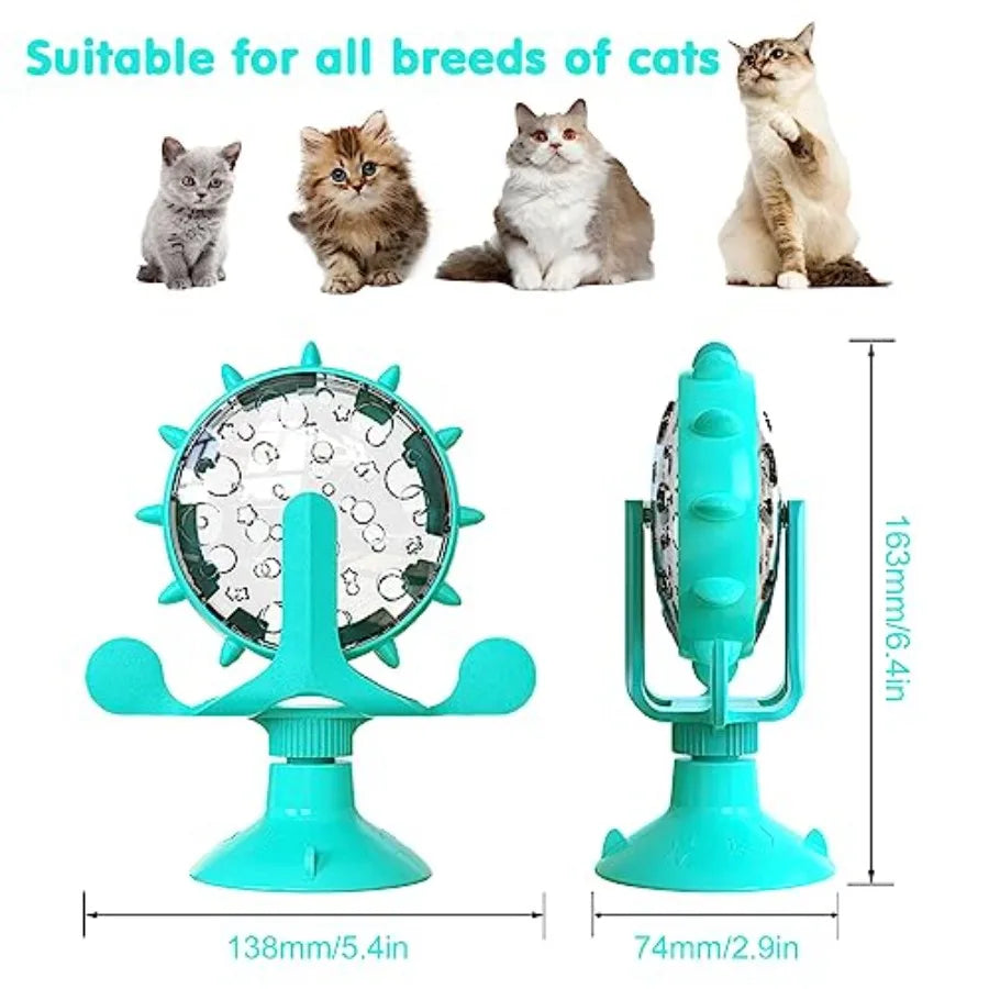 Treat Dispenser Toy — Gentle 360° Interactive Feeder for Stress Relief, Enrichment, and Slow‑Feed Play