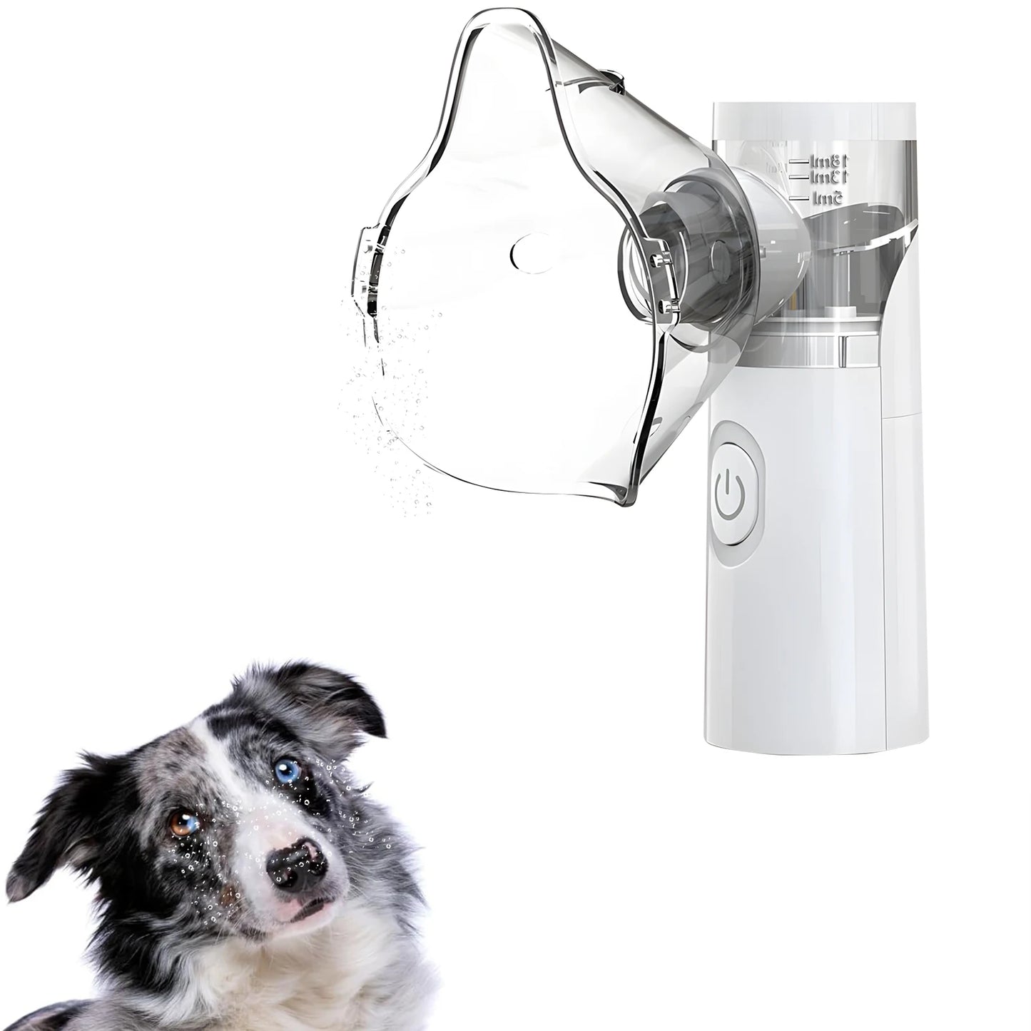 Pet Portable Nebulizer Machine Medical Atomizer Nebulizer Inhalator for Animal Silent Inhaler