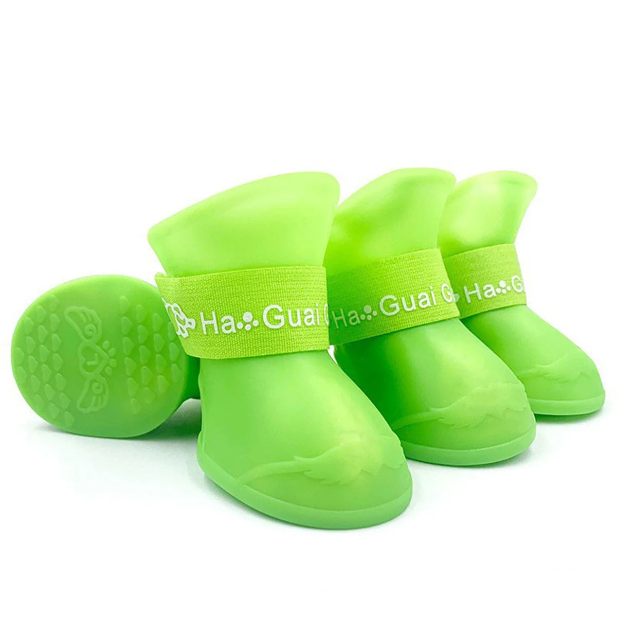 4Pcs Pet WaterProof Rainshoe Anti-slip Rubber Boot For Small Medium Large Dogs Cats Outdoor Shoe Dog Ankle Boots Pet rain shoes