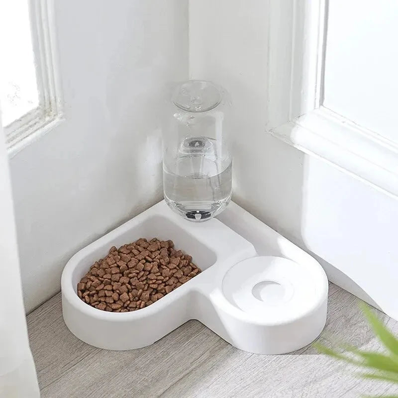 Automatic Drinking Pet Bowl Moisture-proof Cat Bowl Dog Basin Dual-use Multi-functional Drinking And Feeding