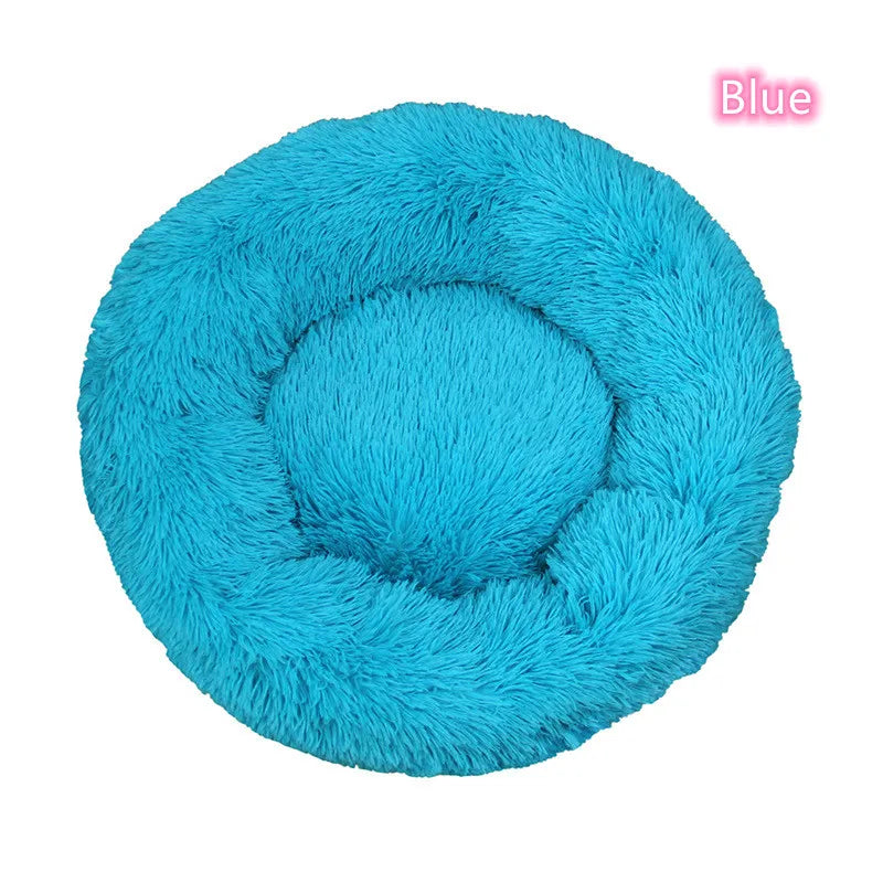 Super Soft Pet Bed Plush Full Size Washable Calm Bed Donut Bed Comfortable Sleeping for cat or dog