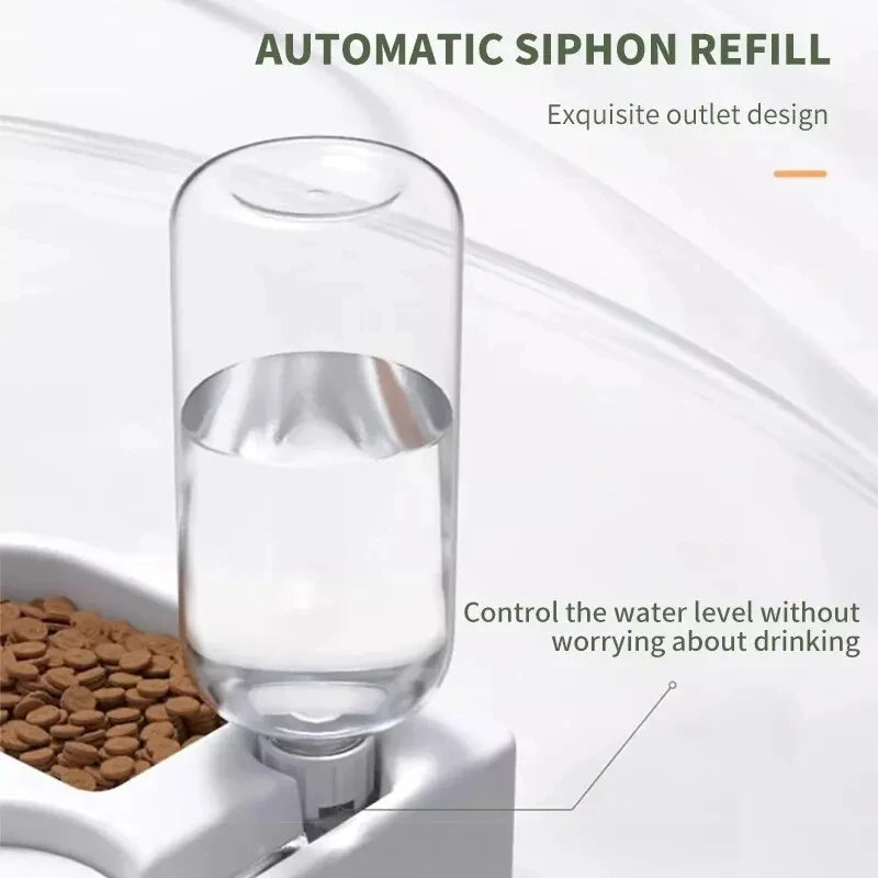 Automatic Drinking Pet Bowl Moisture-proof Cat Bowl Dog Basin Dual-use Multi-functional Drinking And Feeding