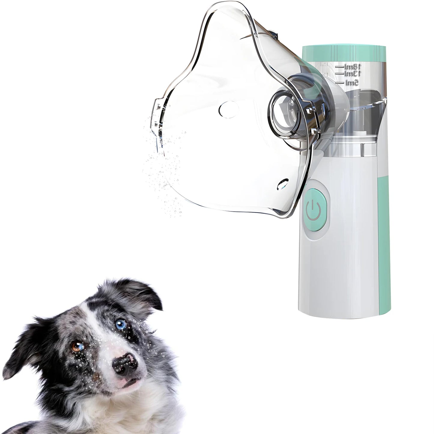 Pet Portable Nebulizer Machine Medical Atomizer Nebulizer Inhalator for Animal Silent Inhaler