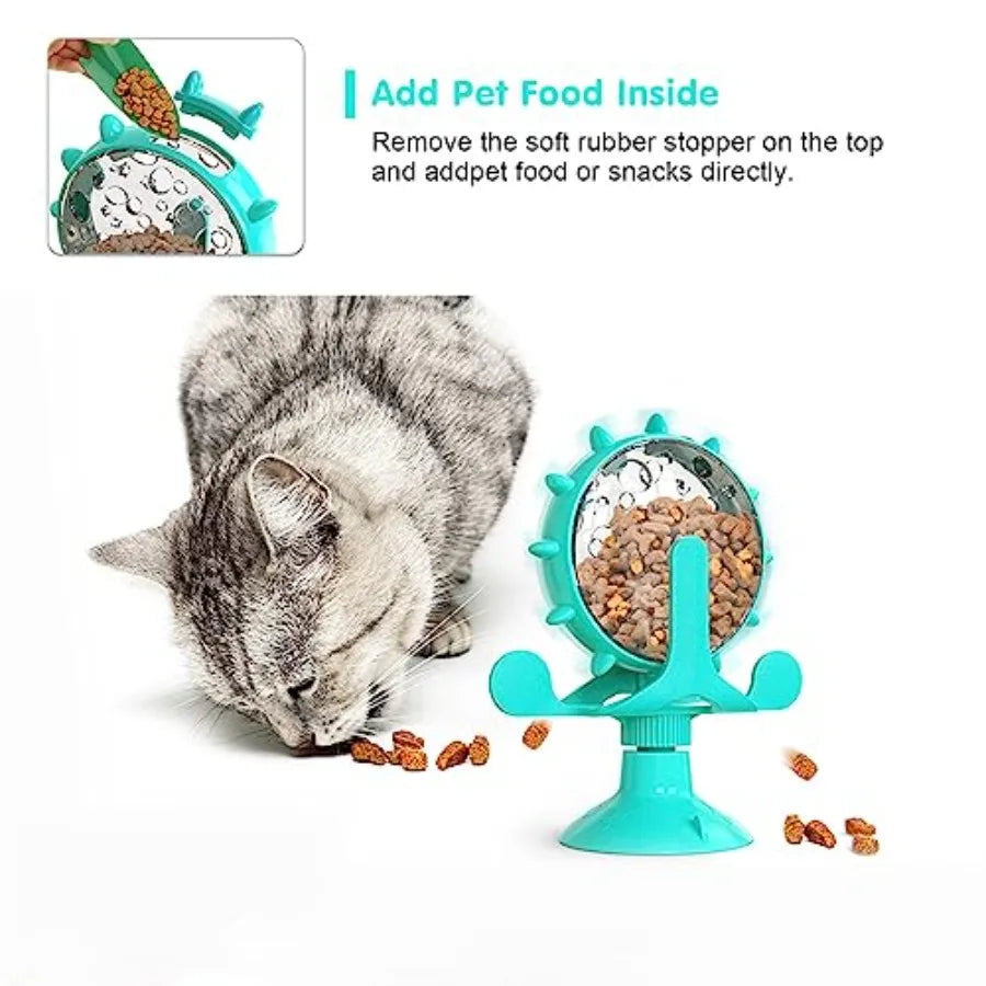 Treat Dispenser Toy — Gentle 360° Interactive Feeder for Stress Relief, Enrichment, and Slow‑Feed Play