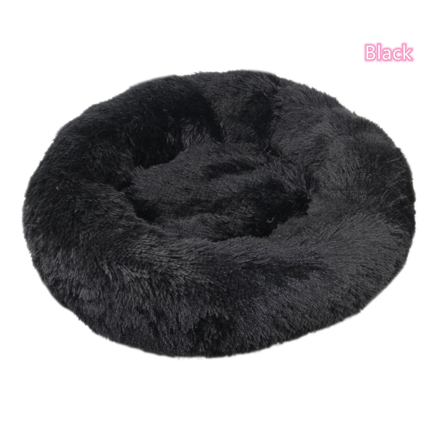 Super Soft Pet Bed Plush Full Size Washable Calm Bed Donut Bed Comfortable Sleeping for cat or dog