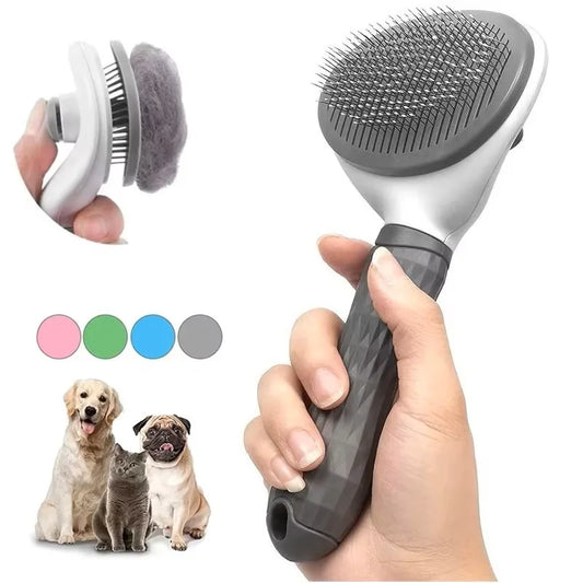 Pet Dog Brush Cat Comb Self Cleaning Pet Hair Remover For Dogs Cats Grooming Tools Pets Dematting Comb Pet Grooming Accessories