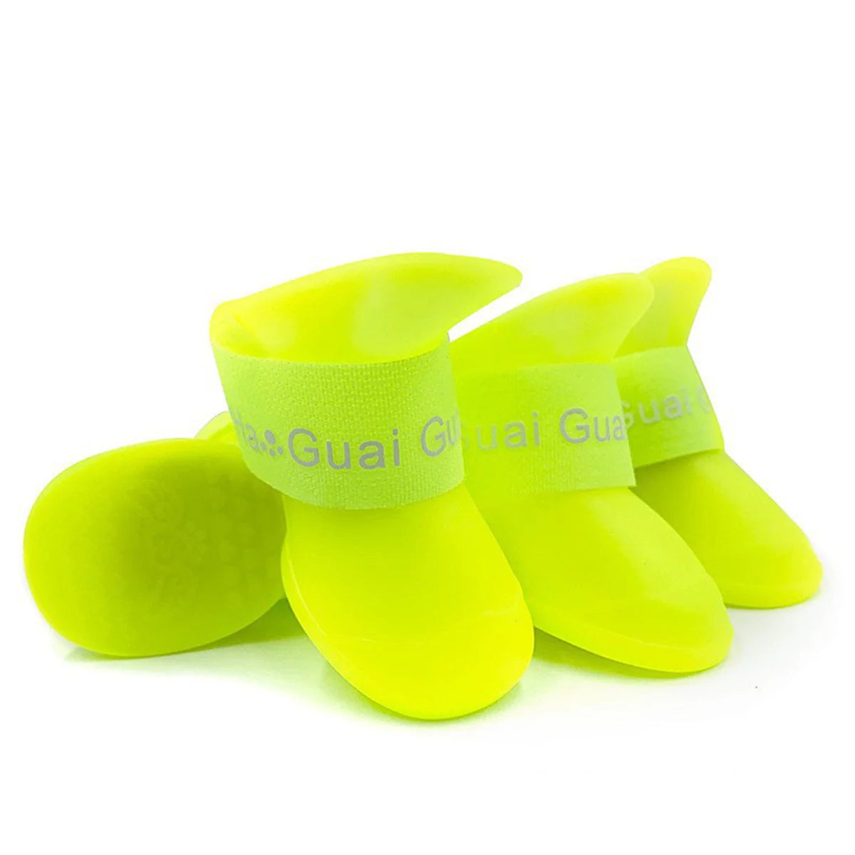 4Pcs Pet WaterProof Rainshoe Anti-slip Rubber Boot For Small Medium Large Dogs Cats Outdoor Shoe Dog Ankle Boots Pet rain shoes