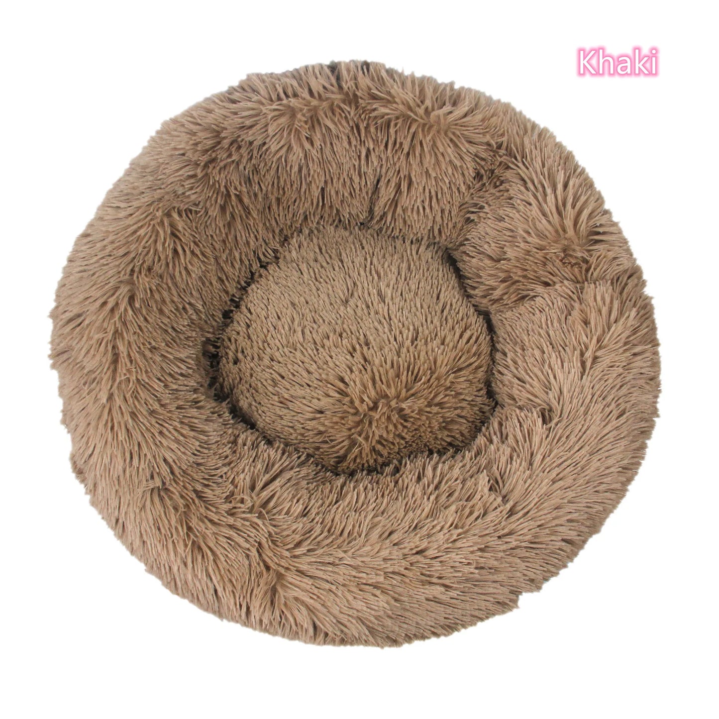Super Soft Pet Bed Plush Full Size Washable Calm Bed Donut Bed Comfortable Sleeping for cat or dog