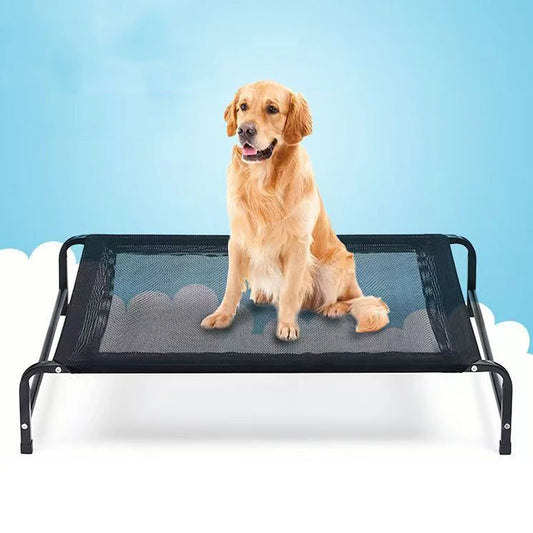 For Outdoor Home Use Elevated Big Dog Bed Summer Dog Nest Convenient Carry Moisture Proof Non-Slip Large Cat Bed Durable