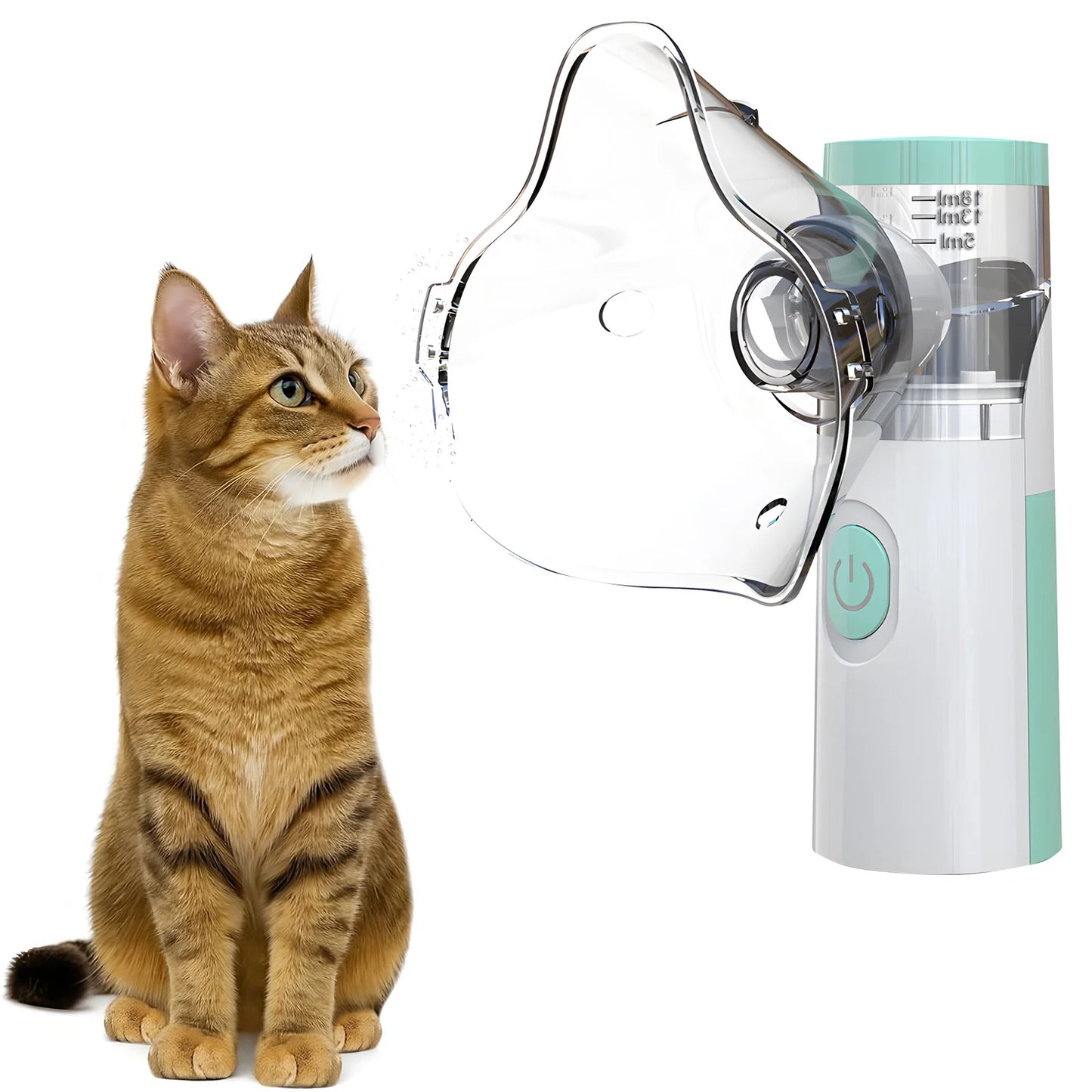 Pet Portable Nebulizer Machine Medical Atomizer Nebulizer Inhalator for Animal Silent Inhaler