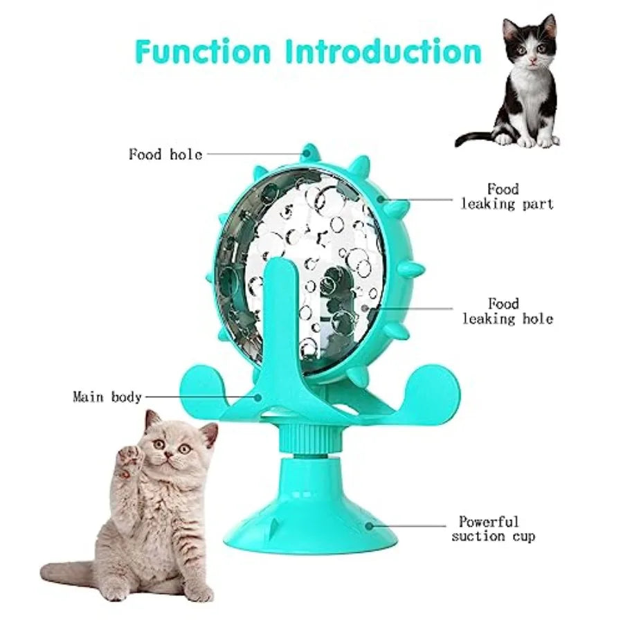 Treat Dispenser Toy — Gentle 360° Interactive Feeder for Stress Relief, Enrichment, and Slow‑Feed Play